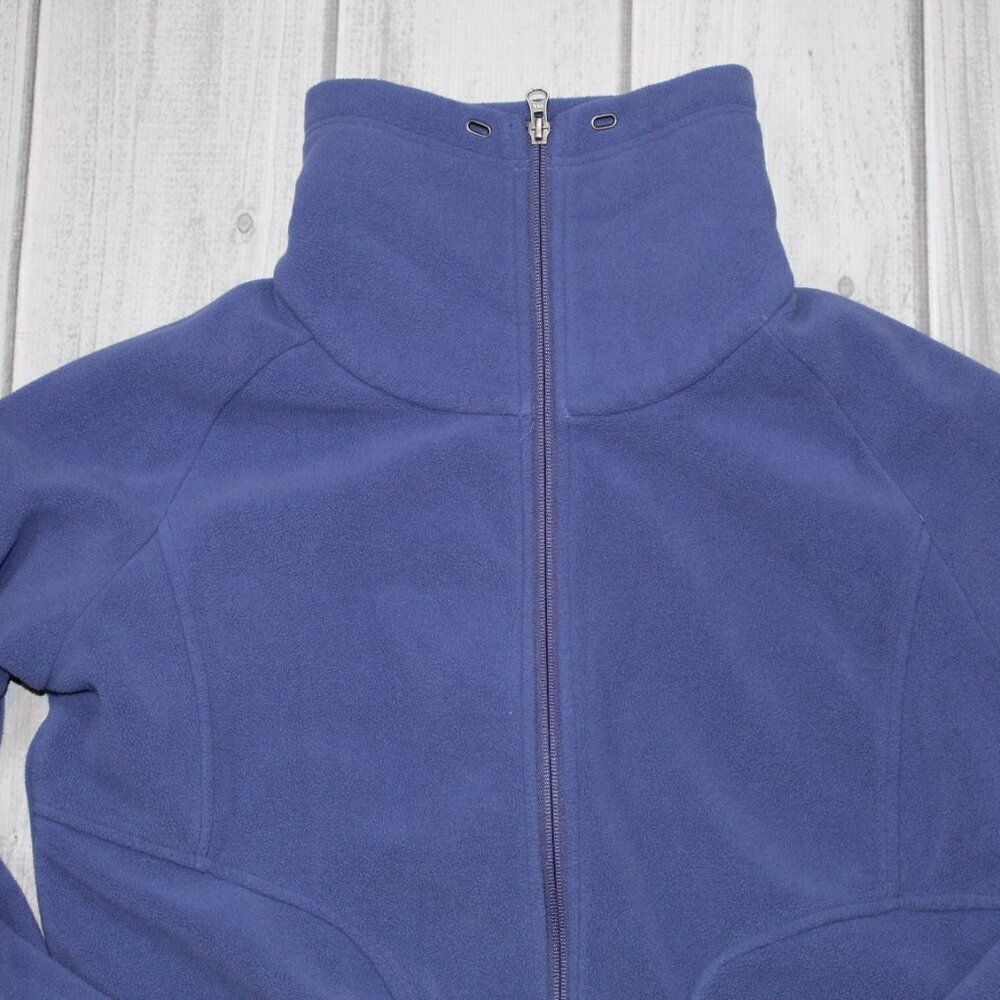 Cabelas Fleece Jacket Womens Large Full Zip Mock Neck - Picture 2 of 8